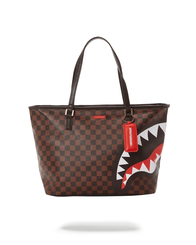 CHECKS IN CAMOFLAUGE TOTE