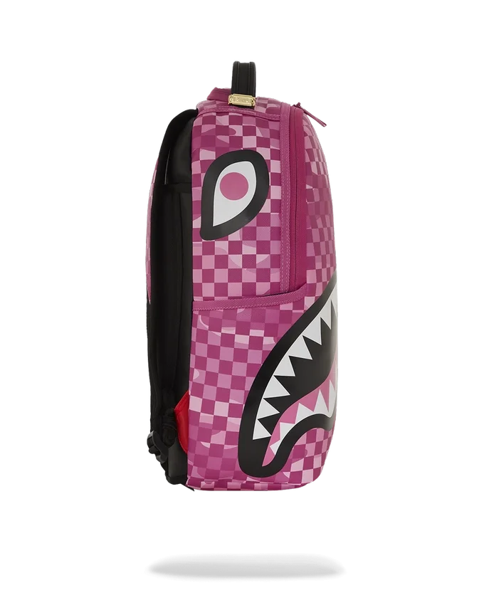 PINK CAMOCHECK BACKPACK
