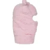 PINK FLEECE BEAR EARS SKI MASK