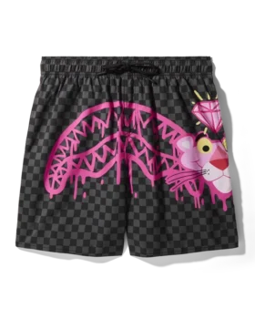 PINK PANTHER DIAMOND SHARK SWIM SHORTS
