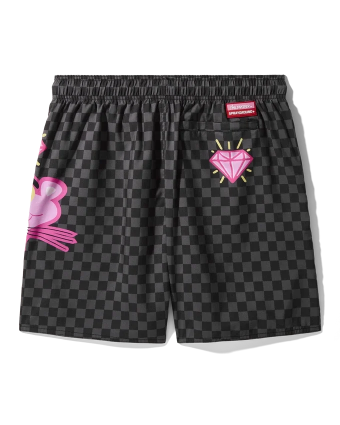 PINK PANTHER DIAMOND SHARK SWIM SHORTS
