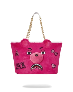 PLUSH MONEYBEAR TOTE (PINK)