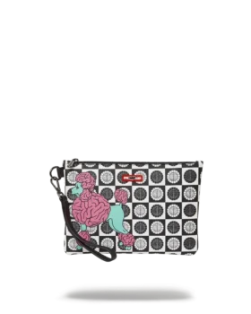 POODLE CHECK RON ENGLISH COLLAB POUCHETTE
