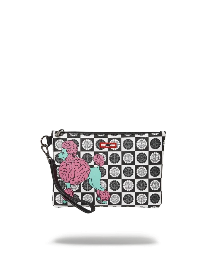 POODLE CHECK RON ENGLISH COLLAB POUCHETTE