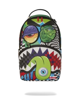 PSYCHO WORLD OF FUN BACKPACK (WITH REMOVABLE VELCRO EYE PATCHES)