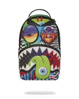 PSYCHO WORLD OF FUN BACKPACK (WITH REMOVABLE VELCRO EYE PATCHES)