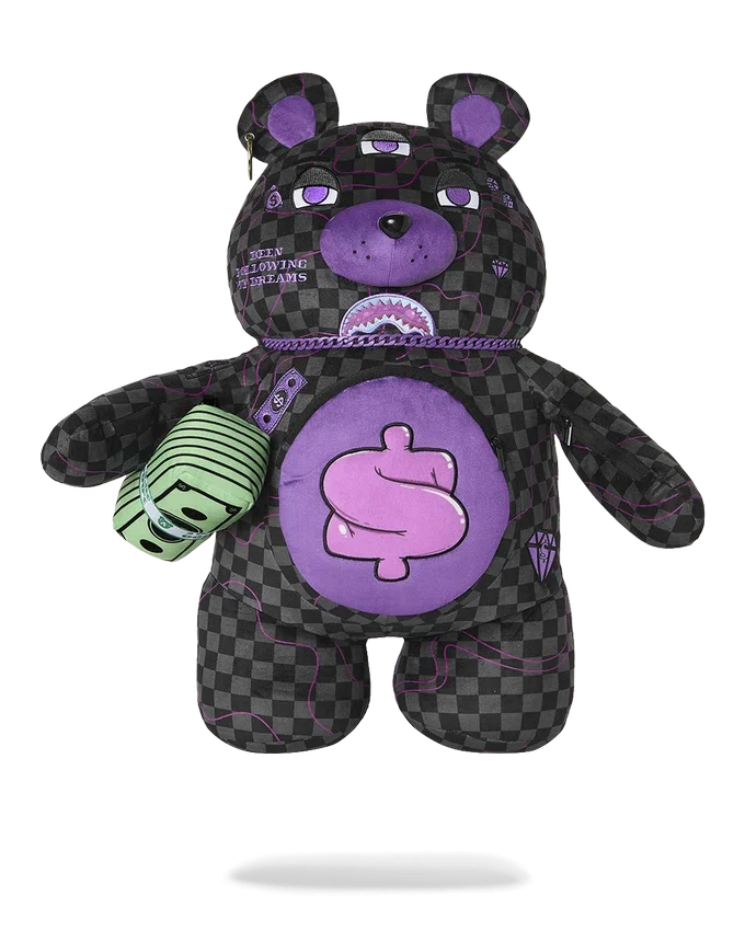 PURPLE SLIME SHARK MONEYBEAR BACKPACK