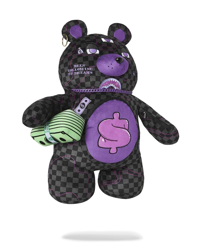 PURPLE SLIME SHARK MONEYBEAR BACKPACK