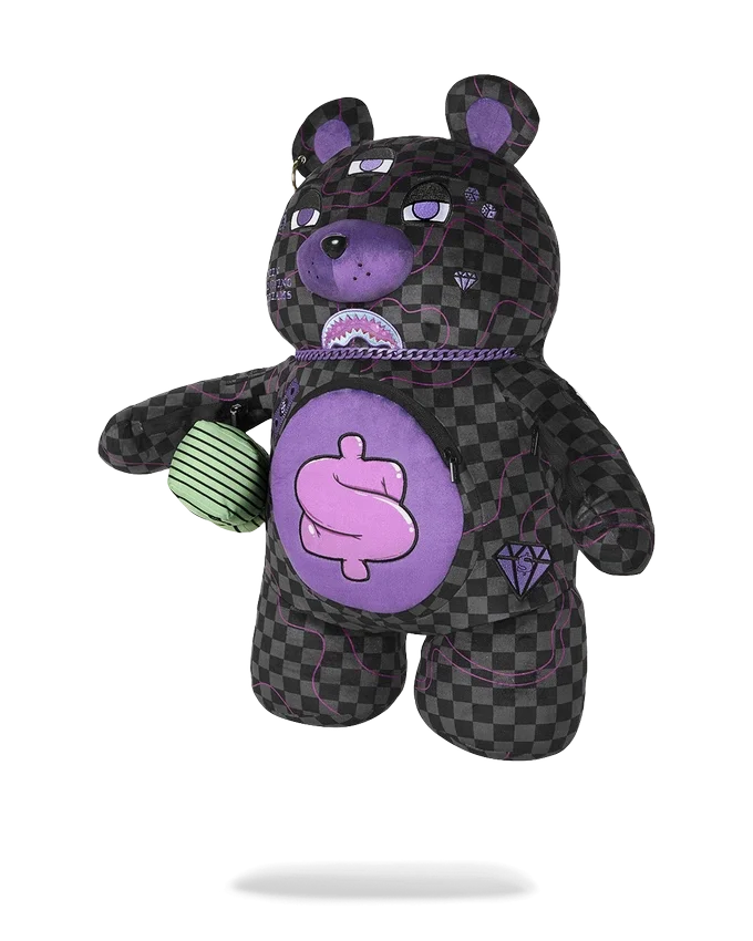 PURPLE SLIME SHARK MONEYBEAR BACKPACK