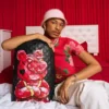 QUILT HAND PAINTED DIABLO BEAR BACKPACK (DLXV)