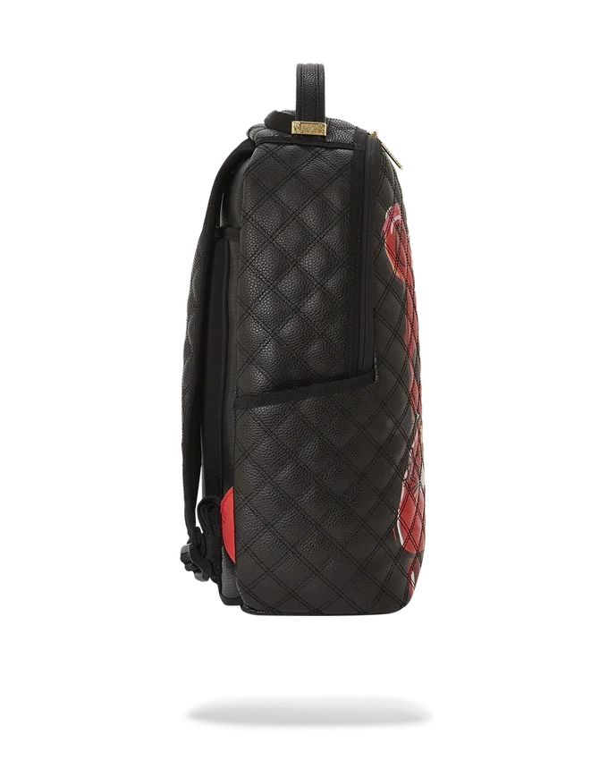 QUILT HAND PAINTED DIABLO BEAR BACKPACK (DLXV)
