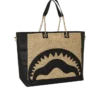 RAFFIA PALM TOTE