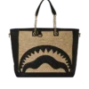 RAFFIA PALM TOTE