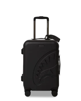 REALITY CHECK SHARKITECTURE CARRY-ON JETBLACK LUGGAGE (GUNMETAL HARDWARE)