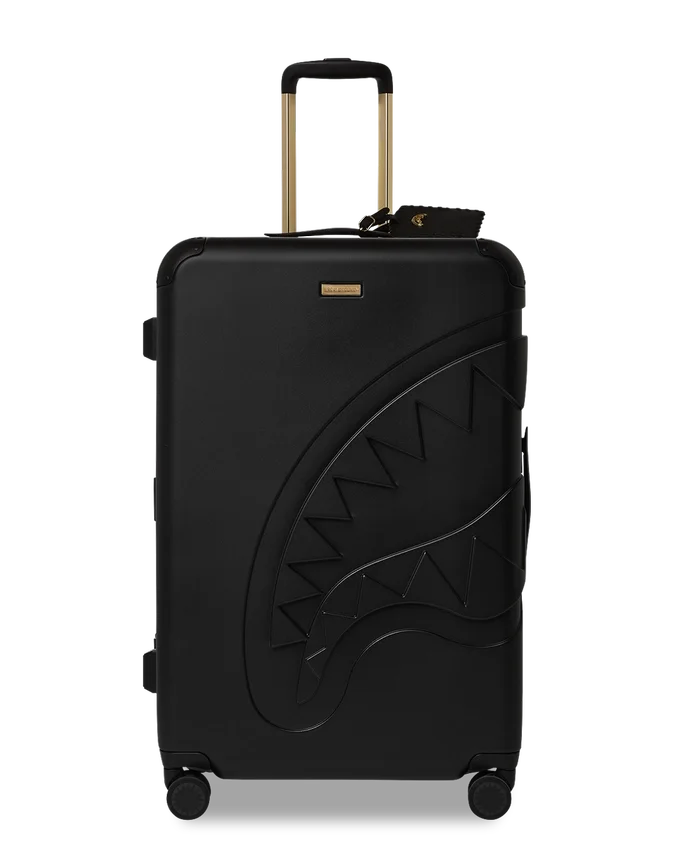 REALITY CHECK SHARKITECTURE FULL-SIZE JETBLACK LUGGAGE (GOLD HARDWARE)