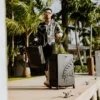 REALITY CHECK SHARKITECTURE FULL-SIZE JETBLACK LUGGAGE (GUNMETAL HARDWARE)