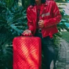 RED RIVIERA JETSETTER CARRY-ON LUGGAGE