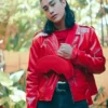 RED RIVIERA SHARKMOUTH CROSSBODY
