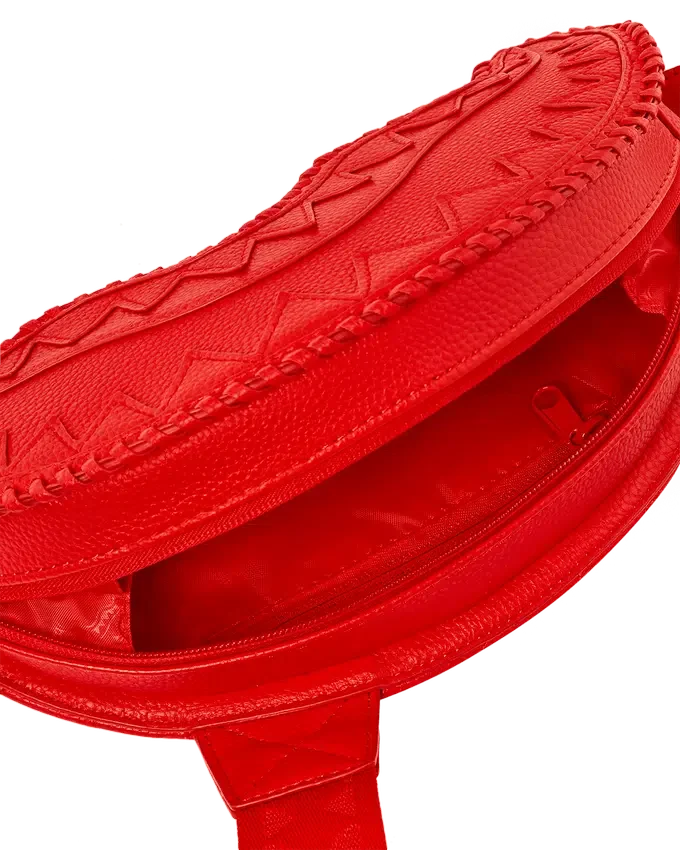 RED RIVIERA SHARKMOUTH CROSSBODY