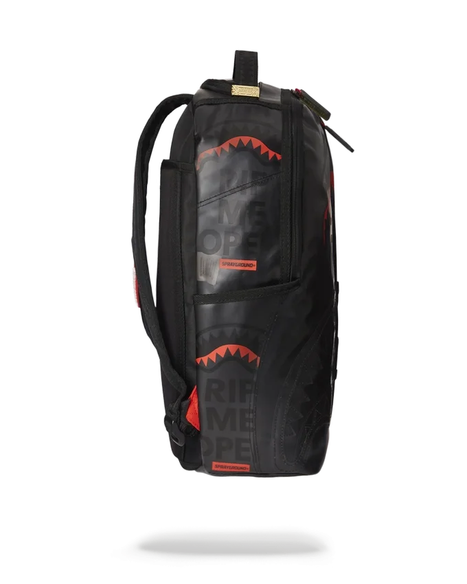 RIP ME OPEN BACKPACK (FROSTED TRANSPARENT)
