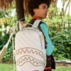 RIVIERA LE BLANC GOLD CHAIN SHARK BACKPACK (DLXV)