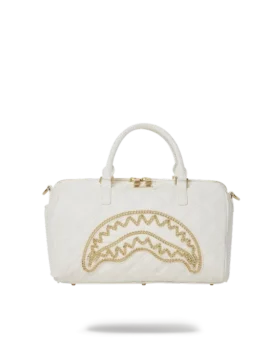 RIVIERA LE BLANC GOLD CHAIN SHARK MINI DUFFLE