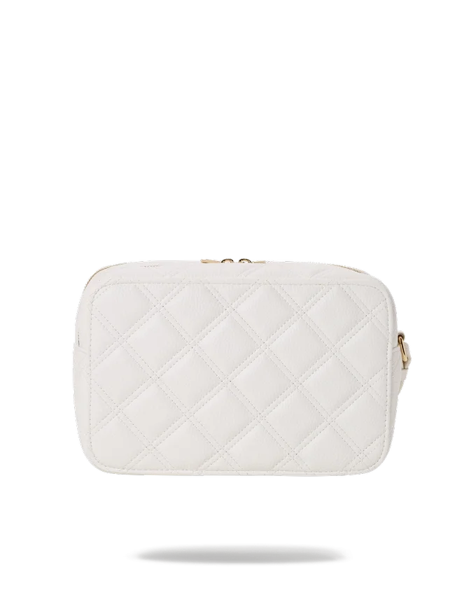 RIVIERA LE BLANC GOLD CHAIN SHARK TOILETRY BAG