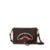 SAWTOOTH SHARKS IN PARIS CROSSOVER CLUTCH