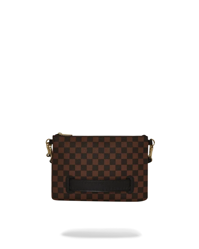 SAWTOOTH SHARKS IN PARIS CROSSOVER CLUTCH