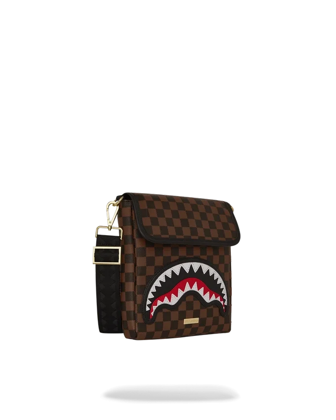 SAWTOOTH SHARKS IN PARIS MESSENGER SLING