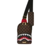 SAWTOOTH SHARKS IN PARIS ONE-STRAP SLING