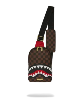SAWTOOTH SHARKS IN PARIS ONE-STRAP SLING