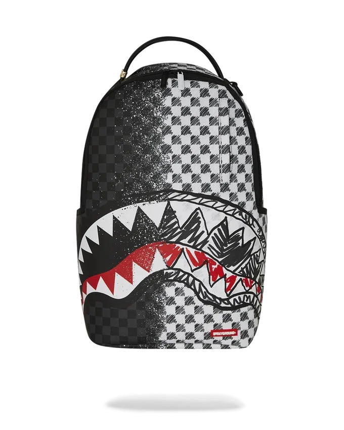 SCRIBBLE DRIBBLE CHECK BACKPACK