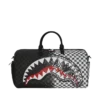 SCRIBBLE DRIBBLE CHECK DUFFLE