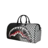SCRIBBLE DRIBBLE CHECK DUFFLE