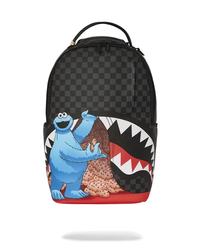 SESAME STREET COOKIE MONSTER SNACK ATTACK DLXSV BACKPACK