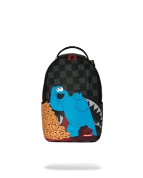 SESAME STREET COOKIE MONSTER STACK EM HIGH MINI DLX BACKPACK