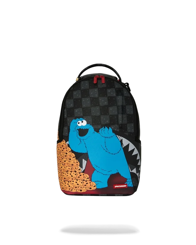 SESAME STREET COOKIE MONSTER STACK EM HIGH MINI DLX BACKPACK