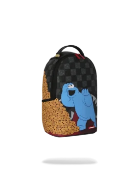SESAME STREET COOKIE MONSTER STACK EM HIGH MINI DLX BACKPACK