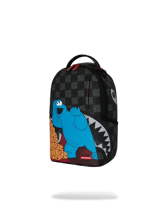 SESAME STREET COOKIE MONSTER STACK EM HIGH MINI DLX BACKPACK