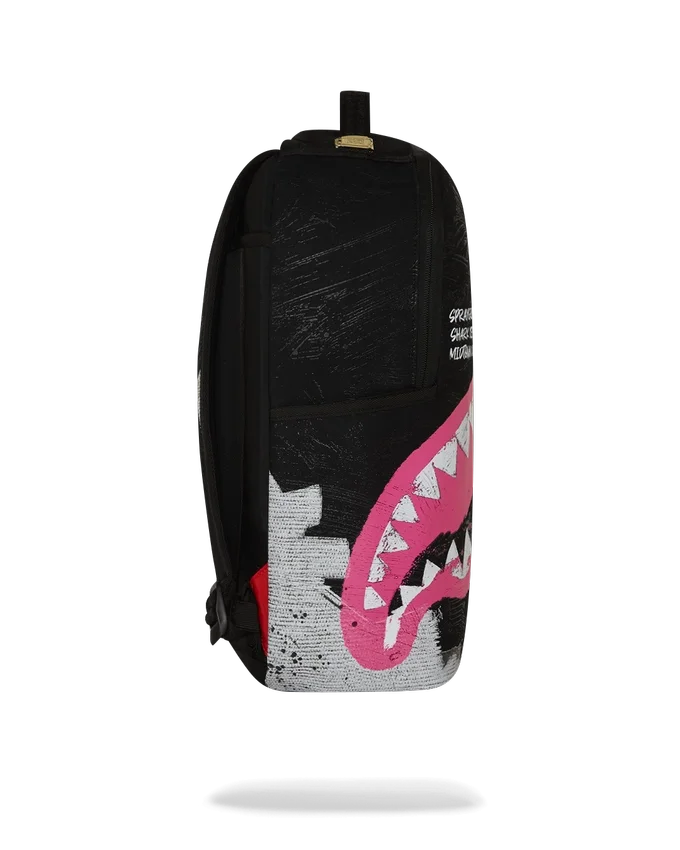SHARK CENTRAL ACRYLIC ART DLX COTTON BACKPACK