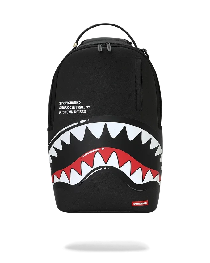 SHARK CENTRAL BUBBLE SHARK (BLK) BACKPACK