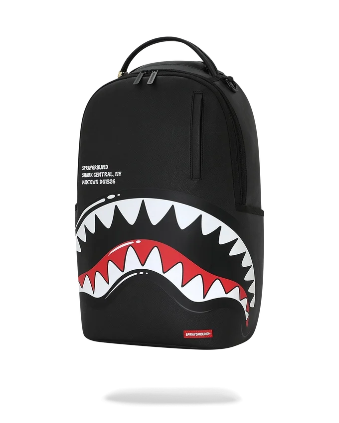 SHARK CENTRAL BUBBLE SHARK (BLK) BACKPACK