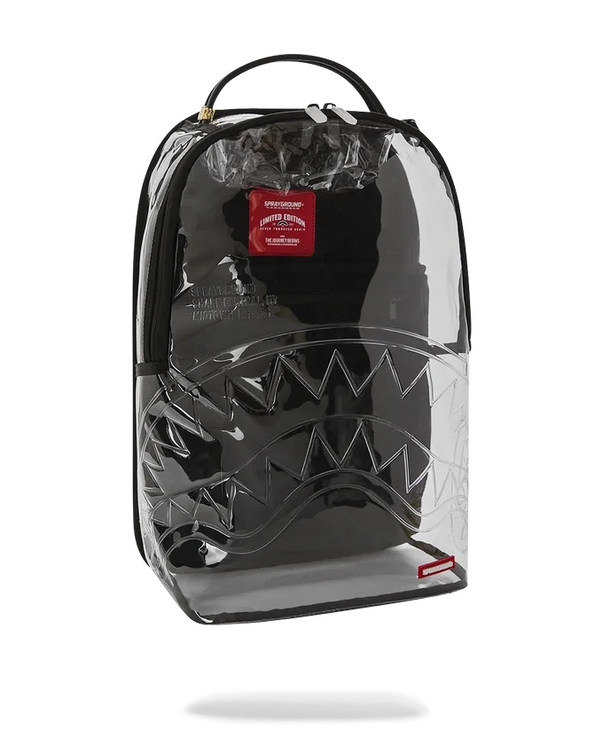 SHARK CENTRAL - CLEAR BACKPACK