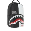 SHARK CENTRAL SPLIT BACKPACK BLK/WHT (DLXV)