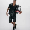 SHARK CENTRAL SPLIT BACKPACK BLK/WHT (DLXV)