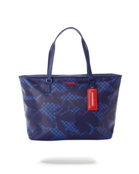 SHARK CHECK (BLUE) TOTE