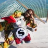 SHARK FRIENDS MONEYBEAR TEDDYBEAR BACKPACK