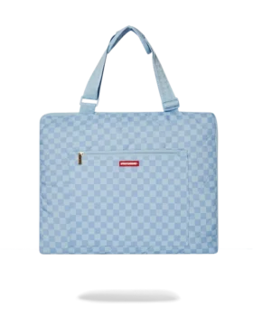 SHARK ISLAND PACKABLE BEACH MAT BLANKET WATER RESISTANT CONVERTIBLE TOTE