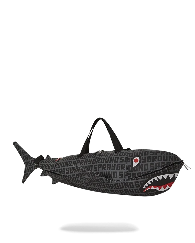 SHARKFINITY STEALTH PILOT SHARK SHAPE DUFFLE